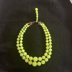 Vintage double strand beaded necklace.